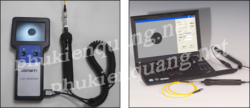 Thiết bị máy soi đầu connector quang